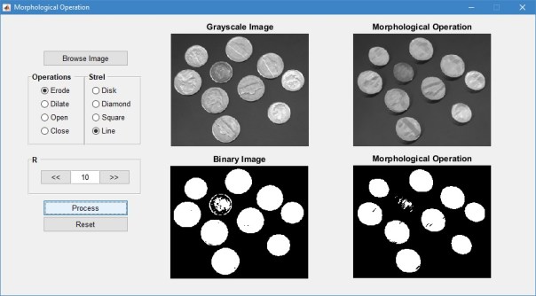 Morphological Operation – GUI Matlab | Pemrograman Matlab